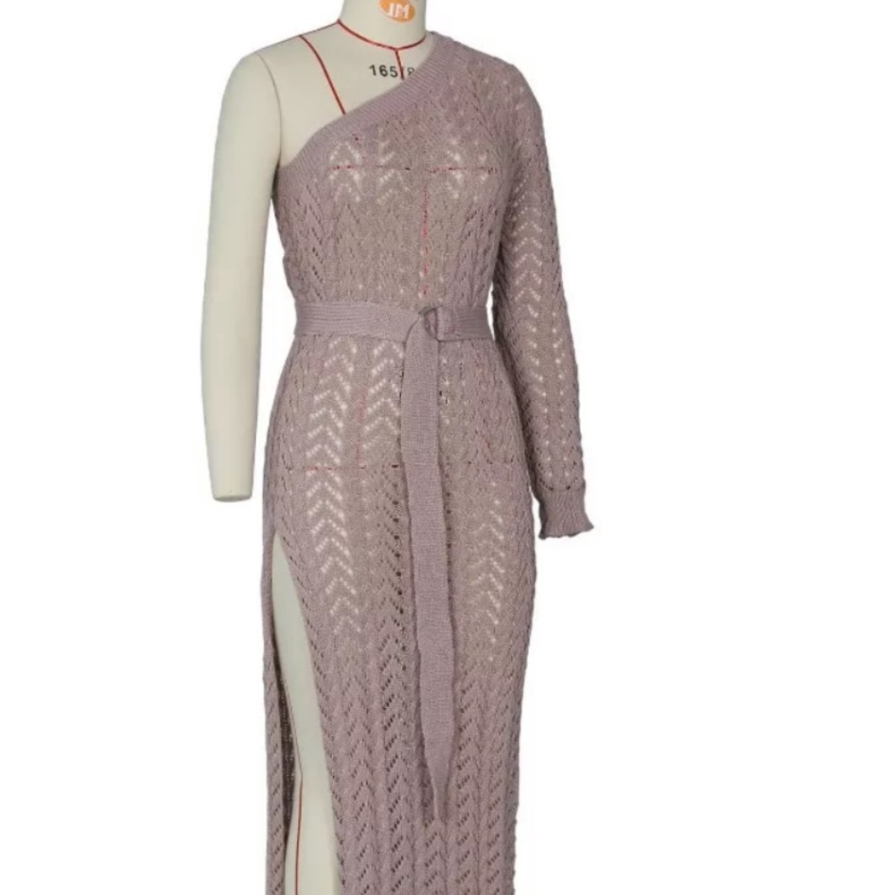 ❤️Host Pick❤️ Knitted See through Slit Dress Brand New - Picture 10 of 10